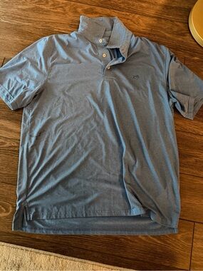 Southern Tide Men's Light Blue Short-Sleeve Polo
